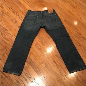 Levi’s 559 distressed.